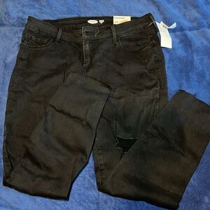 NWT Old Navy Black Super Skinny Rockstar Jeans